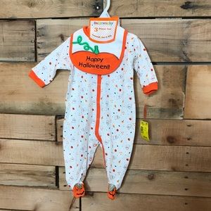 Babies first Halloween 3 piece set 0-3 mo NWT